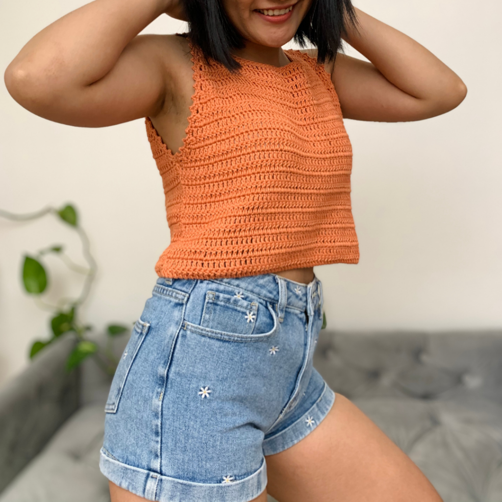 Summer Crochet Crop Top