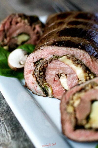 Sous Vide Stuffed Flank Steak Sous Vide Stuffed Flank Steak