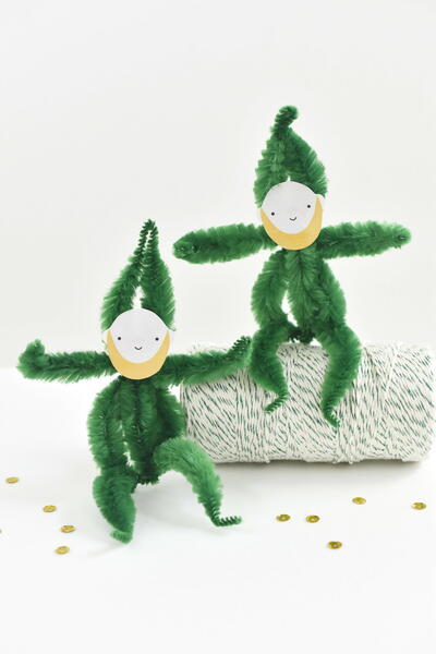 Pipe Cleaner Leprechaun Craft Pipe Cleaner Leprechaun Craft