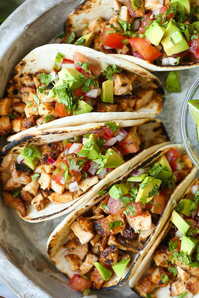 Easy Weeknight Chicken Tacos Easy Weeknight Chicken Tacos