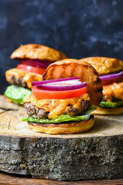 Pimento Cheese Burgers Pimento Cheese Burgers
