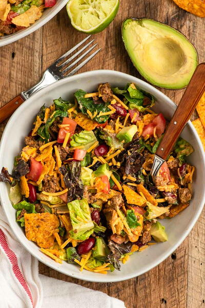 Easy Doritos Taco Salad Easy Doritos Taco Salad