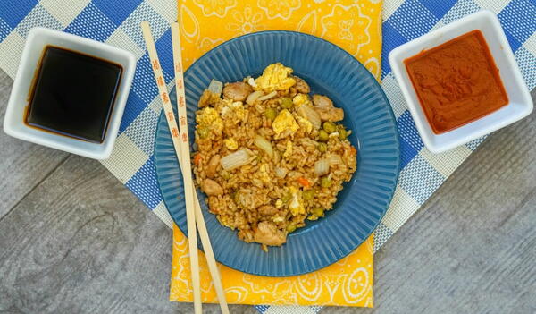 Easy Chicken Fried Rice Easy Chicken Fried Rice