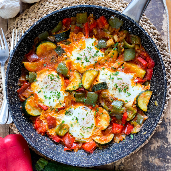One-pan Breakfast Skillet With Vegetables Eggs One-pan Breakfast Skillet With Vegetables & Eggs