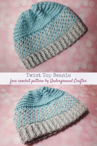Twist Top Beanie Twist Top Beanie