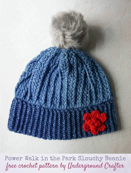 Power Walk In The Park Slouchy Beanie Power Walk In The Park Slouchy Beanie