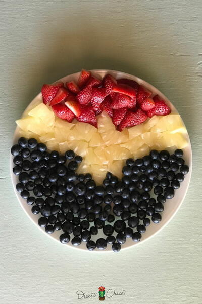 Captain Marvel Fruit Tray Captain Marvel Fruit Tray