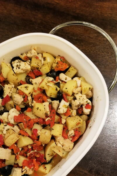 Chicken Peppers And Potatoes Chicken, Peppers And Potatoes