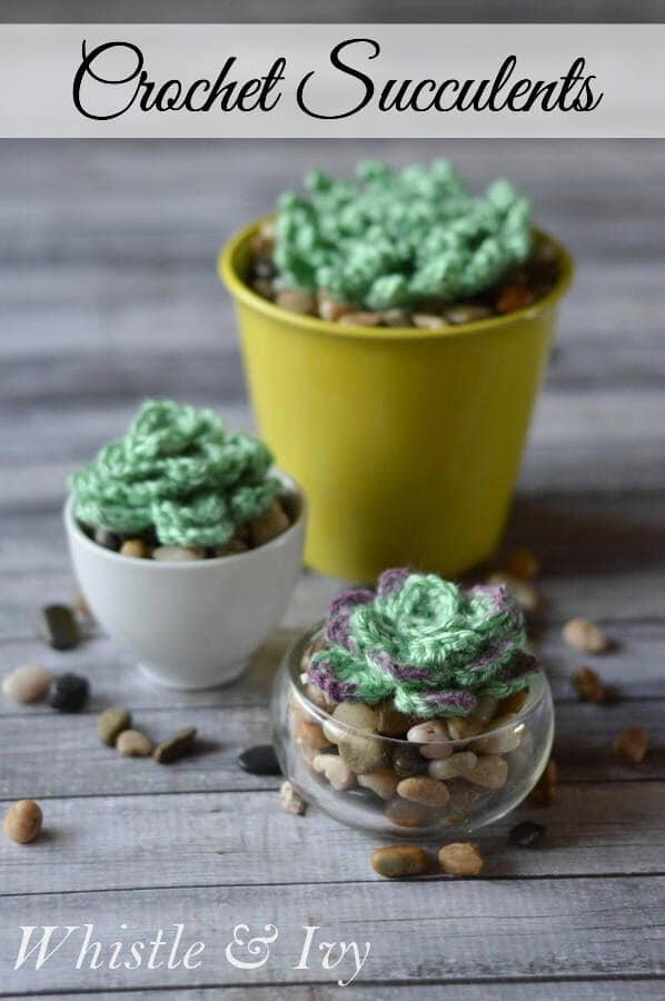 Crochet Succulents Pattern FaveCrafts crochet-succulents-pattern-favecrafts