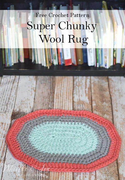 Crochet Oval Rug Pattern Crochet Oval Rug Pattern