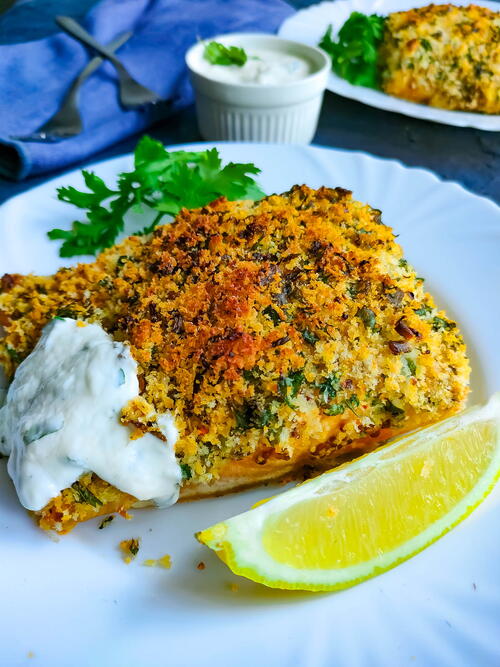 Oven Baked Panko Crusted Fish Oven Baked Panko Crusted Fish