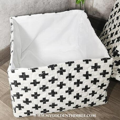 Free Fabric Boxes Pattern