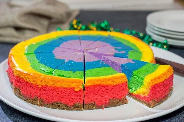 Rainbow Cheesecake Rainbow Cheesecake