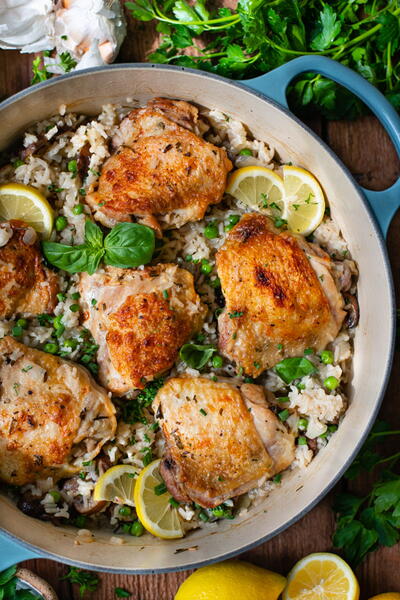 One Pot Chicken And Rice One Pot Chicken And Rice