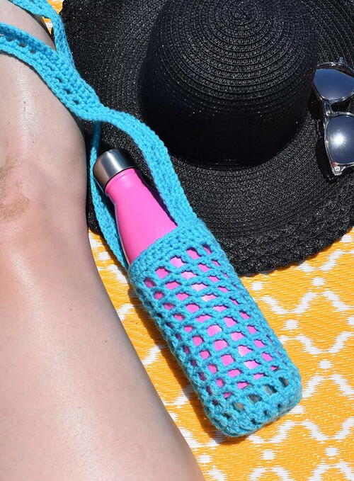 Crochet Water Bottle Holder Pattern Crochet Water Bottle Holder Pattern