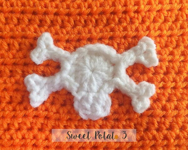 Skull Crossbones Applique Skull & Crossbones Applique