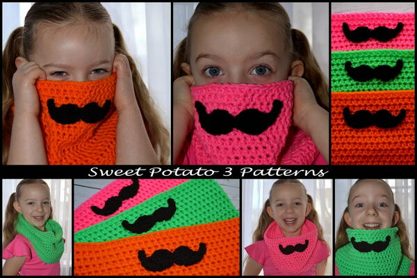 Mustache Cowl Mustache Cowl