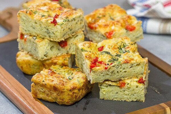 Cheesy Spinach Artichoke Bread