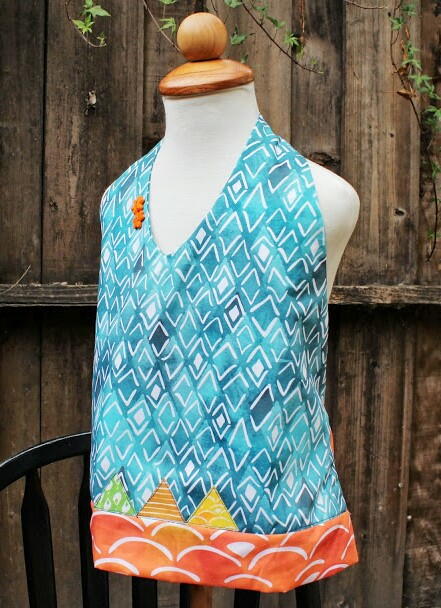 Kids Tahiti Halter Top Sewing Pattern Kids Tahiti Halter Top Sewing Pattern