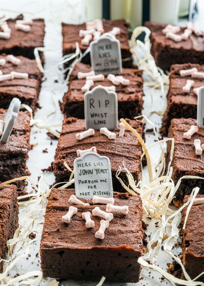 Halloween Candy Brownies Halloween Candy Brownies