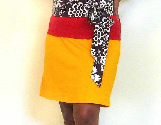 Easy Upcycled T-Shirt Skirt Easy Upcycled T-Shirt Skirt