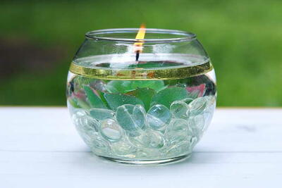Citronella Water Candle