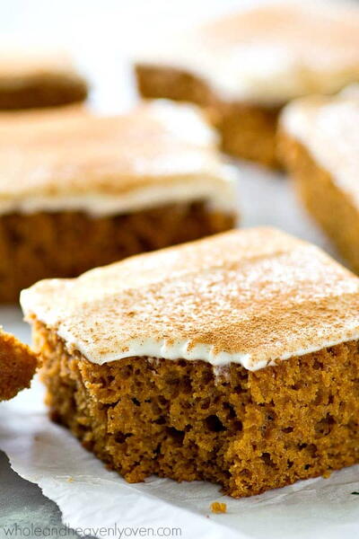 Applesauce Snack Cake with Cream Cheese Frosting Applesauce Snack Cake with Cream Cheese Frosting