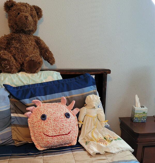 Axolotl Pillow Axolotl Pillow