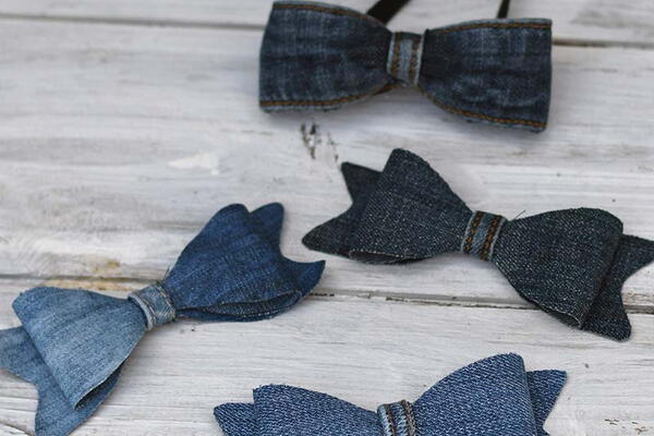 How To Make Upcycled Denim Bows 2 Ways How To Make Upcycled Denim Bows 2 Ways