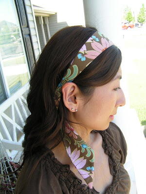 DIY Refashion Scarf Headband DIY Refashion Scarf Headband