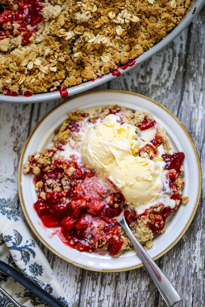 Rhubarb Berry Crisp Rhubarb Berry Crisp