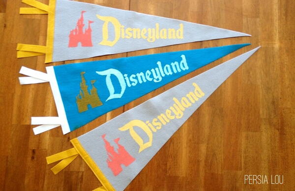 Disney DIY Pennant Flag Disney DIY Pennant Flag