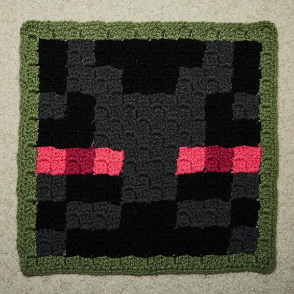 Minecraft Enderman C2c Crochet Block Minecraft Enderman C2c Crochet Block