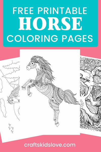 Free Printable Horse Coloring Pages Free Printable Horse Coloring Pages