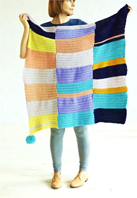 Free Crochet Scrapghan Pattern Free Crochet Scrapghan Pattern