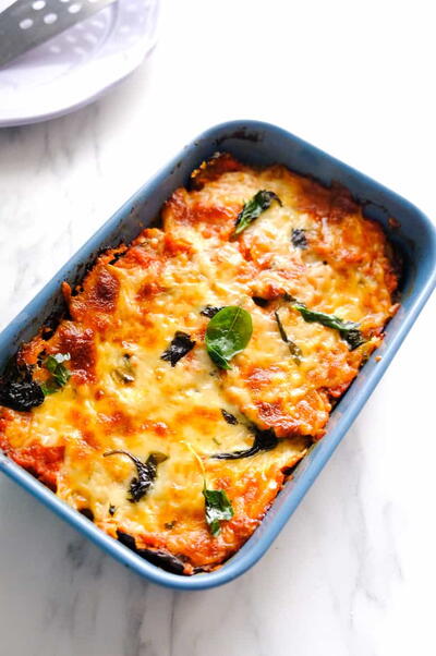 Baked Eggplant Parmesan Recipe Baked Eggplant Parmesan Recipe