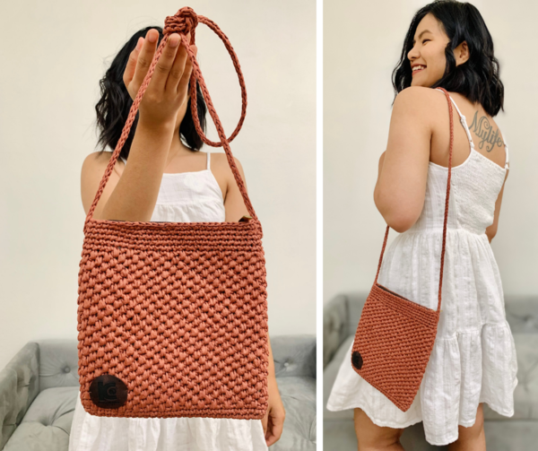 Raffia Yarn Purse Raffia Yarn Purse