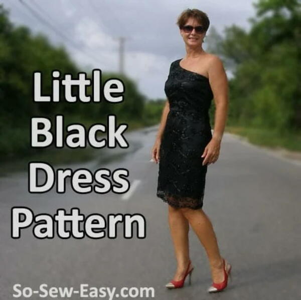 Free Little Black Dress Pattern Free Little Black Dress Pattern