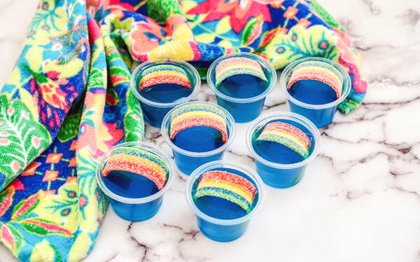 Rainbow Jello Shots Rainbow Jello Shots