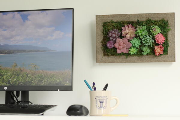 Diy Vertical Faux Succulent Garden Diy Vertical Faux Succulent Garden