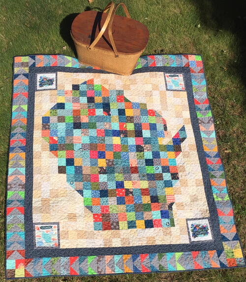 Meandering Wisconsin A Picnic Quilt Pattern Meandering Wisconsin ~ A Picnic Quilt Pattern