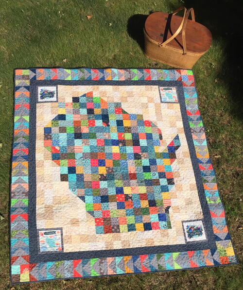 Meandering Wisconsin A Picnic Quilt Pattern Meandering Wisconsin ~ A Picnic Quilt Pattern