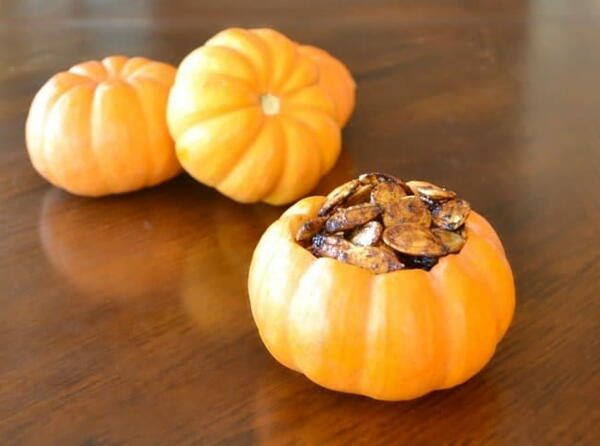 Cinnamon Roasted Pumpkin Seeds Cinnamon Roasted Pumpkin Seeds