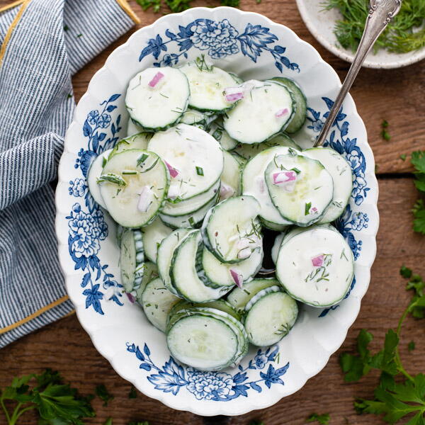 Cucumber Dill Salad Cucumber Dill Salad