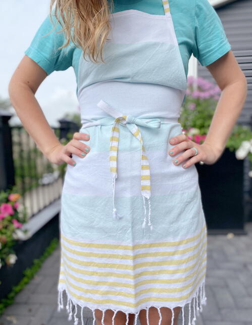 Easy Chef Apron From Turkish Towel Easy Chef Apron From Turkish Towel