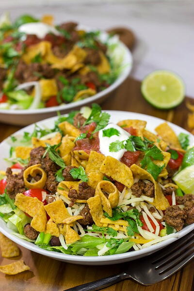 Ground Beef Taco Salad Ground Beef Taco Salad