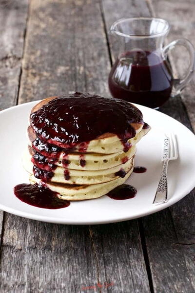 The Best Homemade Blueberry Syrup The Best Homemade Blueberry Syrup