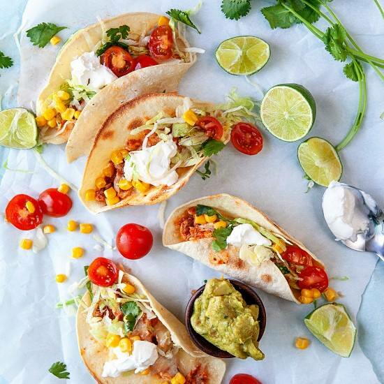 Easy Fast Rotisserie Chicken Tacos Easy Fast Rotisserie Chicken Tacos