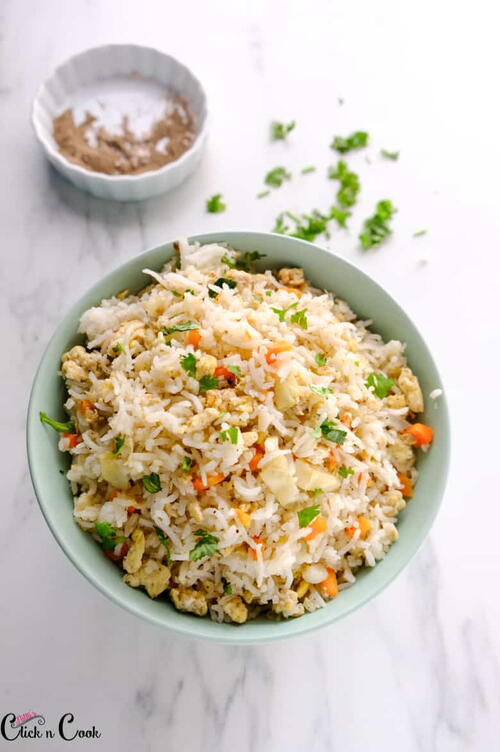 Garlic Egg Fried Rice Garlic Egg Fried Rice