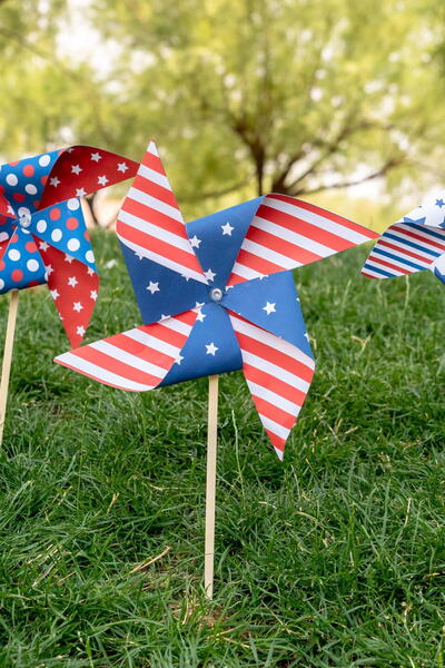 Patriotic Pinwheels Patriotic Pinwheels